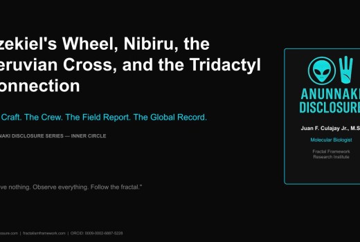 Ezekiel's Wheel, Nibiru, the Peruvian Cross, and the Tridactyl Connection